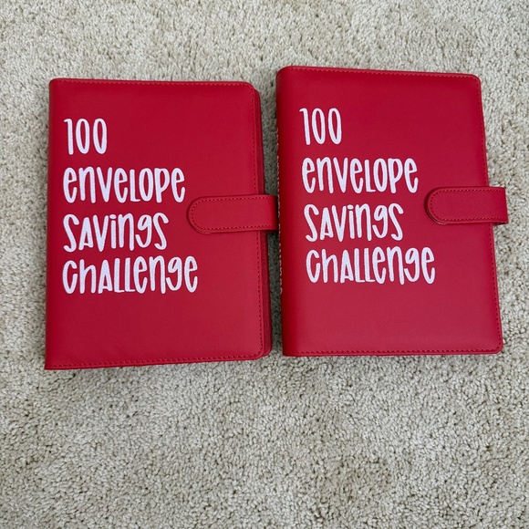 RED 100 Money Savings Challenge A5 Money Binder Book Money Budget Book Budget - Picture 2 of 9